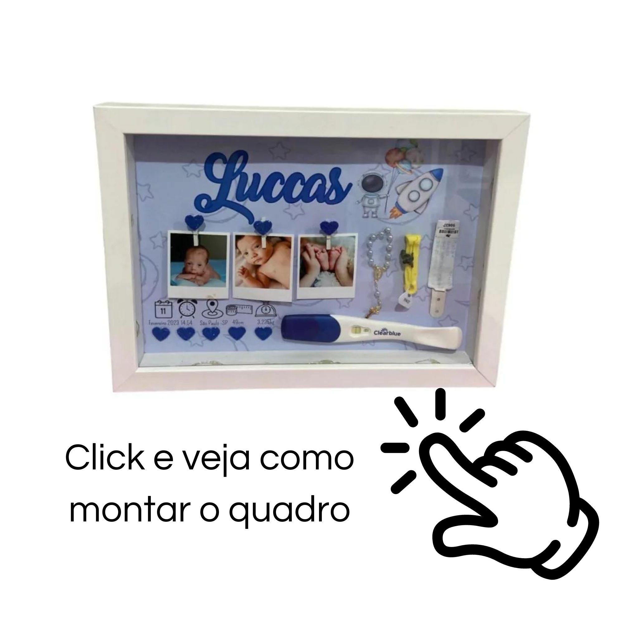 Montagem quadro 21x30cm